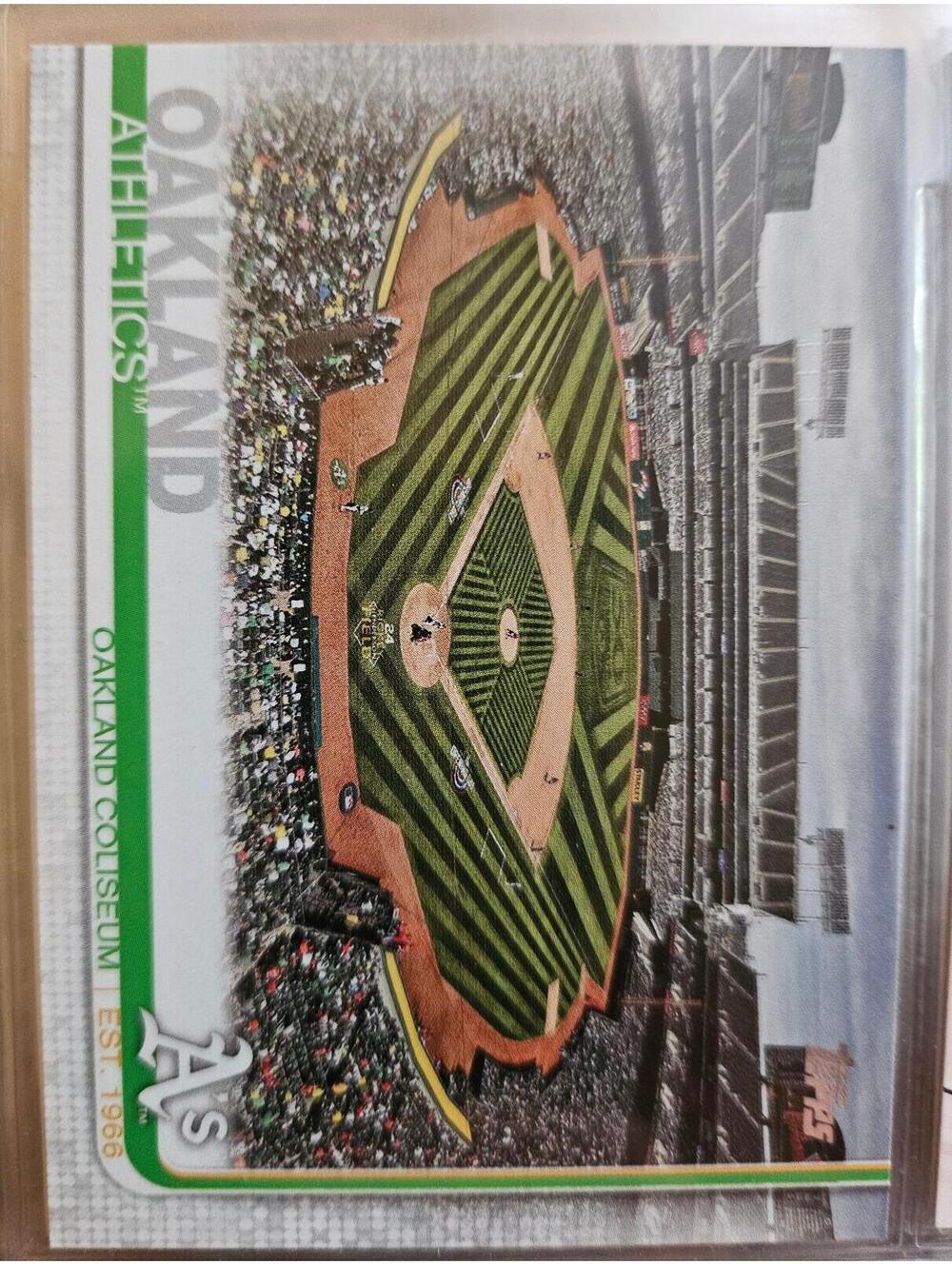 2019 Topps #126 Oakland Coliseum - Oakland Athletics